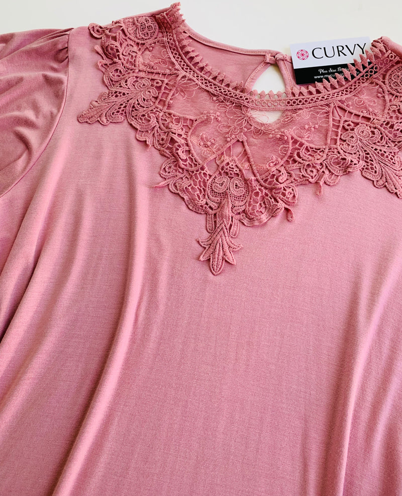 Simple Elegance Top, Pink
