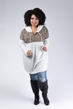 Falling for You Hoodie Tunic, Ivory