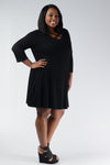 Black Corset Bust Pocket Dress - www.mycurvystore.com - Curvy Boutique - Plus Size