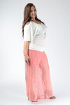 Pink Lace Pants - www.mycurvystore.com - Curvy Boutique - Plus Size