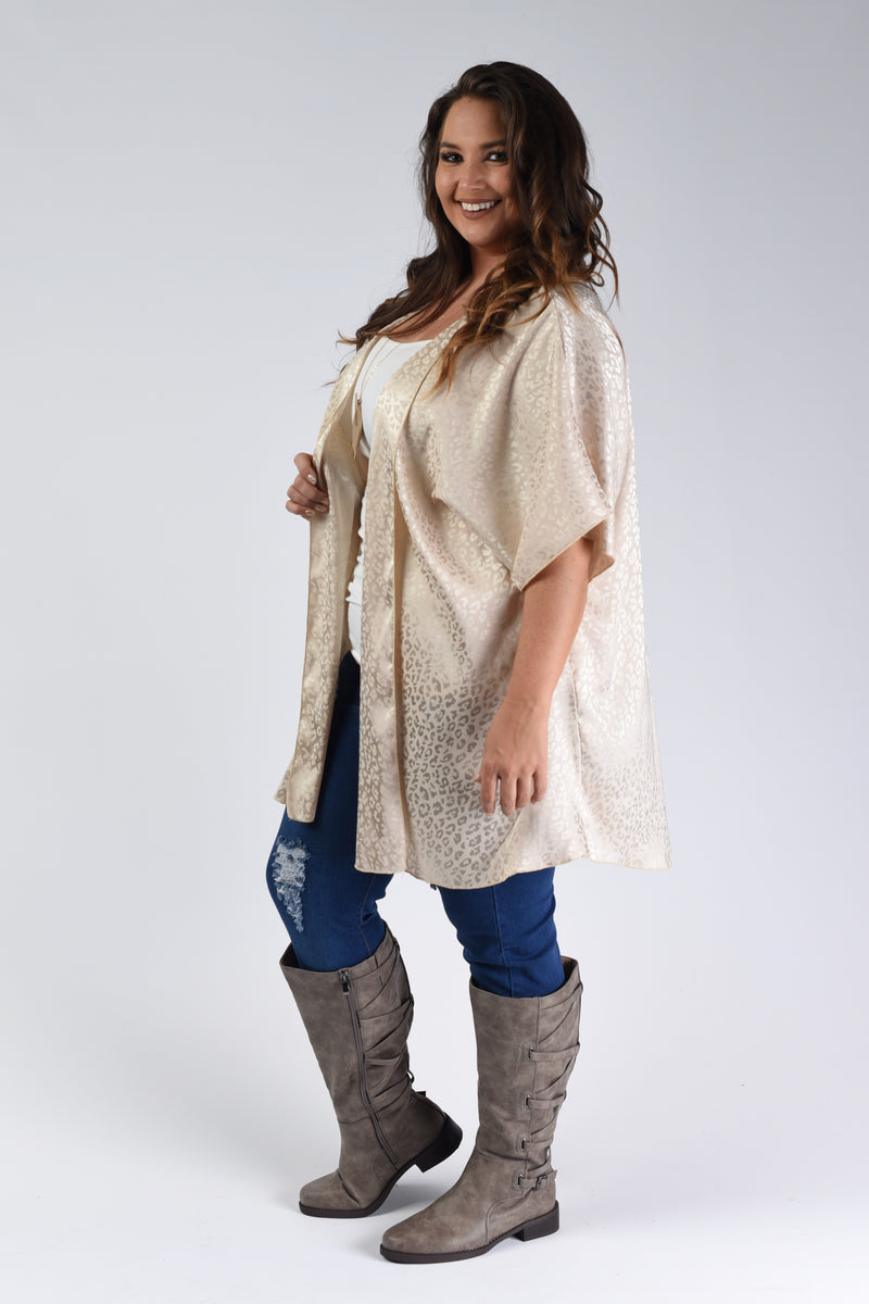 Wild About You Cardigan, Light Taupe