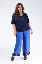 Royal Blue Beach Pants - www.mycurvystore.com - Curvy Boutique - Plus Size
